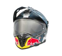 Kini ADV X Red Bull 2.0, casque d aventure M Mat Bleu Foncé/Blanc/Bleu Mat Bleu Foncé/Blanc/Bleu