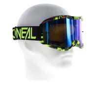 ONeal B-10 Attack, lunettes miroirs Noir/Jaune Néon/Rouge Bleu Réfléchissant Noir/Jaune Néon/Rouge Bleu Réfléchissant
