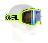 Masque o neal b 10 solid jaune ecran radium bleu