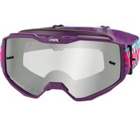 ONeal B-10 Striped S26, lunettes de protection miroirs enfants Taille unique Fuchsia/Turquoise/Violet Argent Réfléchissant Fuchsia/Turquoise/Violet Argent Réfléchissant