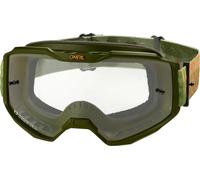 ONeal B-10 Striped S26, lunettes de protection Taille unique Vert/Orange Net Vert/Orange Net