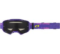Oneal B-22 Paint Lunettes de motocross, violet/jaune