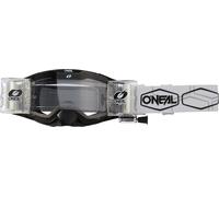 ONeal B-30 Hexx V.22 Roll-Off, lunettes de protection Taille unique Noir/Blanc Net Noir/Blanc Net