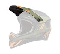 O'NEAL Backflip Casque Mixte, Black/Orange/Olive, Taille Unique