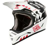 ONeal Backflip Knox, casque de vélo XL Mat Blanc/Noir/Rouge Mat Blanc/Noir/Rouge
