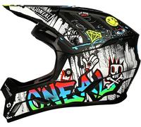 ONeal Backflip Rancid, casque de vélo M Noir/Blanc/Rouge/Bleu/Vert Noir/Blanc/Rouge/Bleu/Vert