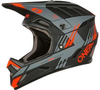O'NEAL Bike Fullface Helm Backflip Strike Noir/Gris/Rouge L (59/60 cm)