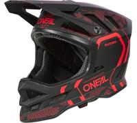 Oneal Blade Polyacrylite Strike Casque de descente, noir-rouge, taille XS pour homme