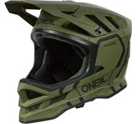 Oneal Blade Polyacrylite Strike Casque de descente, noir-vert, taille M pour homme