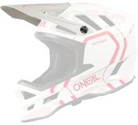 Oneal Blade Polyacrylite Strike Casque Peak, blanc-rouge pour homme