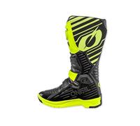 O'NEAL | bottes de motocross | Enduro Motocross | semelle antidérapante pour une adhérence maximale, partie du talon ergonomique, doublure perforée| bottes RMX | adulte | noir/jaune fluo | taille 48