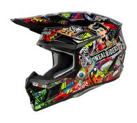 O'NEAL | Casque de Moto | MX Enduro | Coque ABS, aux Normes de sécurité ECE 22.05., Ouvertures pour Une Ventilation et Un Refroidissement optimaux | Casque 3SRS Crank 2.0 | Adulte | Multi | Taille M