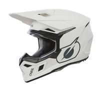 O'NEAL Casque de Motocross 3SRS Solid, Blanc, L, 0625-0
