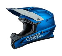 O'NEAL | Casque de Motocross | MX Enduro | Coque en ABS, aux Norme de sécurité ECE 22.05, Ouvertures pour Une Ventilation et Un Refroidissement optimaux | Casque 1SRS Solid | Adulte | Bleu | Taille L