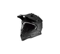 O'NEAL | Casque de Motocross | MX Enduro | Coque en ABS, certifié ECE 22.05., Ouvertures pour Une Ventilation et Un Refroidissement optimaux | Casque 2SRS Flat | Adulte | Noir | Taille L