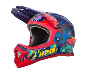 O'NEAL | Casque de vélo de Montagne | Enfants | VTT | Coque ABS, Ventilations pour Une Ventilation et Un Refroidissement optimaux, Norme de sécurité EN1078 | Casque Sonus Youth Rex | Multi | Taille L