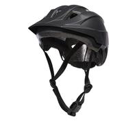 O'NEAL | Casque de vélo | Enfants | VTT Urbain | Ouverture et Fermeture à Une Main, Taille réglable jusqu'à 56cm, Norme de sécurité EN1078 | Casque Flare Youth Plain V.22 | Noir | OS (51-55cm)