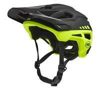 O'NEAL Casque de Vélo I Casque VTT Dynamique avec de Larges Trous d'Aération I Norme de Sécurité EN1078 I Trailfinder Helmet Split V.20 I Casque Vélo Homme et Femme | Noir/Jaune Néon | Taille L/XL