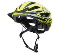 O'NEAL Casque de Vélo I Casque VTT Dynamique avec de Larges Trous d'Aération I Norme de Sécurité EN1078 I Enduro Helmet Q RL V.22 I Casque Vélo Homme et Femme | Jaune Néon | Taille L/XL/XXL