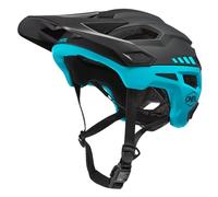 O'NEAL Casque de Vélo I Casque VTT Dynamique avec de Larges Trous d'Aération I Norme de Sécurité EN1078 I Trailfinder Helmet Split V.20 I Casque Vélo Homme et Femme | Noir/Turquoise | Taille L/XL
