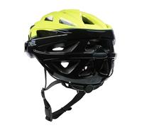 O'NEAL | Casque de VTT | Urban Trail Riding | Léger : Seulement 310g, Larges aérations pour la Ventilation, Norme de sécurité EN1078 | Casque Outcast Split V.22 | Adulte | Noir Néon Jaune | S/M
