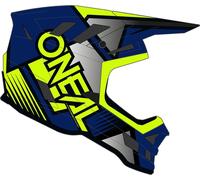 O'NEAL Casque Fullface Blade Polyacrylite Delta, Bleu Néon Jaune, L