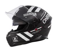 O'NEAL Casque Intégral Challenger Warhawk, Warhawk - Noir Blanc Rouge, M, 0701-0