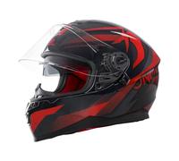 O'NEAL | Casque Moto | Enduro Adventure Street | Normes de sécurité Dot et ECE 22.05, Coque ABS, Pare-Soleil intégré | Challenger Helmet Exo V.22 | Adulte | Rouge Bleu | Taille XS
