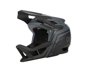 O'NEAL | Casque VTT | Enduro MTB Downhill | Norme de sécurité EN1078, Ouvertures de Ventilation facilitant la Respiration, IPX® ACells | Transition Helmet Flash | Adulte | Gris Noir | XL