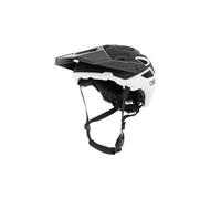 O'NEAL | Casque VTT | Enduro Trail Downhill | Construction en Polycarbonate, Doublure Absorbant la Sueur, Norme de sécurité EN1078| Casque Pike Solid | Adulte | Noir Blanc | Taille S M