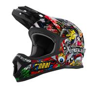 ONeal Sonus S21 Crank, Casque de vélo pour enfants L Noir/Rouge/Vert/Jaune Noir/Rouge/Vert/Jaune