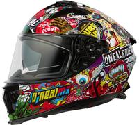 O'Neal Casque intégral Challenger Crank S25 M Rouge/Noir/Bleu/Jaune/Vert