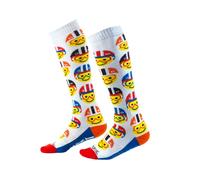 O'NEAL | Chaussettes de motocross | Enfants | Motocross Enduro | Matériau absorbant la transpiration, maille renforcée, matériau durable | Pro MX Youth Emoji Racer Sock | Multi | Taille unique