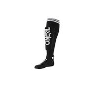 O'NEAL | Chaussettes de motocross | MX Enduro | Matériaux d'évacuation de l'humidité, talon et semelle en tricot épais, poches intégrées | Chaussette de protection MTB | Adulte | Noir | Taille unique