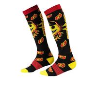 O'NEAL | Chaussettes de VTT Motocross | VTT Downhill Freeride | Absorbant la sueur, talon et semelle renforcés | Pro MX Sock BOOM | Unisex | Adulte | Noir Jaune | Taille unique