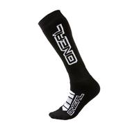 O'NEAL | Chaussettes de VTT Motocross | VTT Downhill Freeride | Absorbant la sueur, talon et semelle renforcés | Pro MX Corp | Unisex | Adulte | Noir Blanc | Taille unique