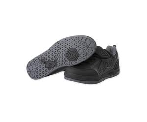 O'NEAL | Chaussures de VTT | MTB Downhill Freeride | Vegan | Semelle extérieure Super-Grip, Fermeture Extra Large, aération en Mesh | Sender Flat Shoe | Adultes | Noir | Taille 46