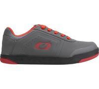 O'NEAL Chaussures de vélo de montagne Pinned Flat Pedal V.22 Downhill Vegan Adulte Gris Rouge 42