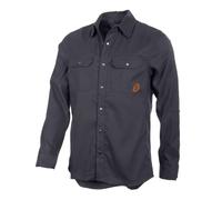 O'NEAL | Chemise VTT | VTT DH Downhill FR Freeride | Protection de coude rembourrée, Chemise Fonctionnelle et de Tous Les Jours | Loam Jack Shirt | Adulte | Gris | Taille S