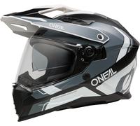 Oneal D-SRS NOMAD Casque d’enduro, Noir/Blanc/Gris, Taille XS (53/54)