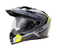 ONeal D-SRS, casque d aventure XXL Noir/Gris/Jaune Néon Noir/Gris/Jaune Néon