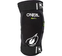 O'NEAL Genouillères I BMX VTT VTC DH I Genouillères VTT Respirantes et Légères avec Protection IPX® Contre les Chocs I Matériau Résistant à l'abrasion | Noir Blanc | Taille XL