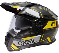 Oneal DSeries Square Casque de motocross, noir mat/jaune, Taille XS (53/54)
