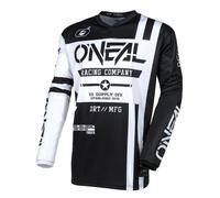 O'Neal E005-334 Élément Warhawk V.24 Maillot Lg Noir/Blanc