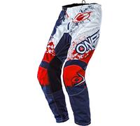 O'NEAL E010-5132 Pantalon, Bleu et Rouge, 32 Mixte