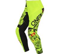 ONeal Element Attack S23, pantalon en textile pour jeunes 18 Noir/Jaune Néon Noir/Jaune Néon