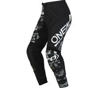 ONeal Element Attack S23, pantalon en textile 28 Noir/Blanc Noir/Blanc