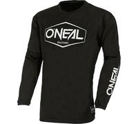Oneal Element Cotton Hexx V.22 Maillot de motocross pour les jeunes, Noir/Blanc, Taille S