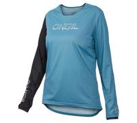 O'NEAL Element FR MTB Jersey pour Femme T-Shirt, Bleu Clair/Noir, L Mixte