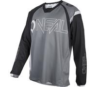 Oneal Element Hybrid FR Maillot de vélo, noir/gris, Taille S